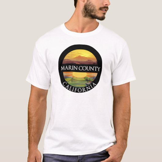 Marin County Mount Tamalpais T-shirt (Voorkant)