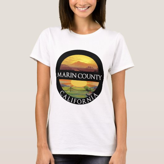 Marin County Mount Tamalpais T-shirt (Voorkant)