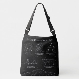 Marin County Nachtelijke Hemel Grote Cross Body Ta Crossbody Tas