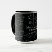 Marin County Night Sky 15 oz. mug black (Devant gauche)