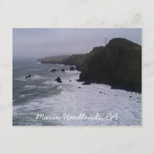 Marin Headlands, CA-briefkaart Briefkaart