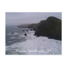 Marin Headlands, CA-briefkaart