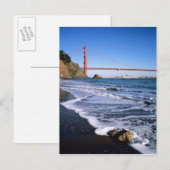 Marin Headlands, Golden Gate Bridge; San Briefkaart (Voorkant / Achterkant)