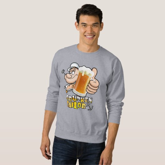 Marin Ivre | Sweatshirt Homme (Devant entier)
