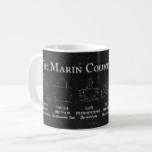 Marin Night Sky Mug (Devant gauche)