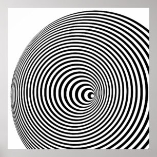 Marina Apollonio Print (zwart-wit)