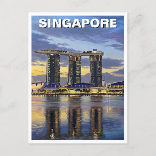 Marina Bay Sands Singapore Briefkaart