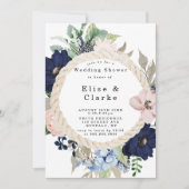 Marina Blooms Nautiques Invitations Wedding shower (Devant)
