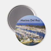 Marina Del Ray Magnet Magneet (Voorkant / Achterkant)