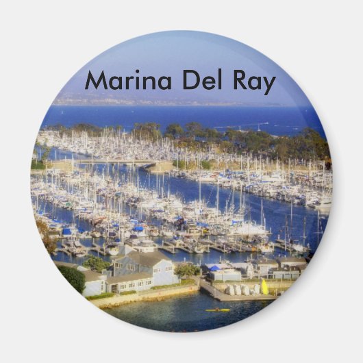 Marina Del Ray Magnet Magneet (Voorkant)