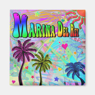 Marina Del Ray Vivid Romance Magnet Magneet
