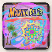 Marina Del Ray Vrai Dessous de verre de progrès (Devant)
