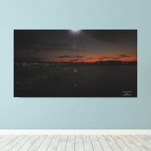 Marina del Rey 2012 Canvas Afdruk (Insitu (Houten vloer))