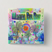 Marina Del Rey Deep Dream Button (Voorkant)