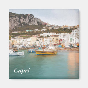 Marina Grande, Capri, Campanië, Italië Magneet