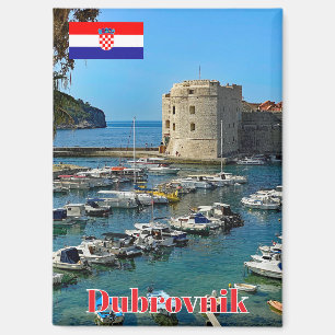 Marina in Dubrovnik, Kroatië reizen Magneet