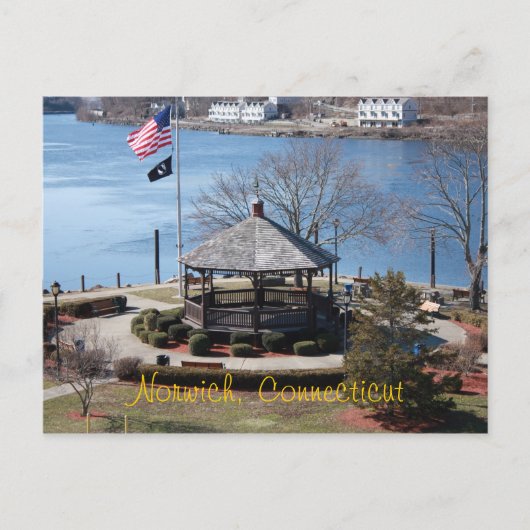 Marina in Norwich, CT - Briefkaart (Voorkant)