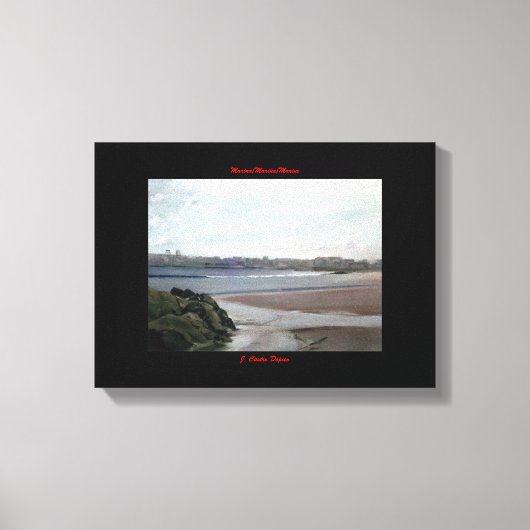 Marina/Mariña/Marine Canvas Afdruk (Voorkant)