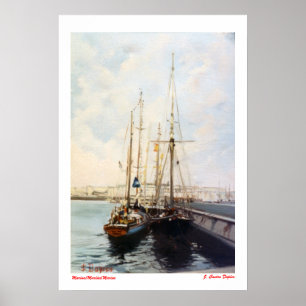 Marina/Mariña/Marine Poster