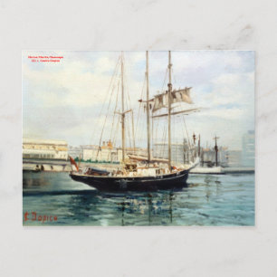 Marina/Mariña/Seascape Briefkaart