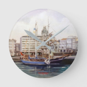 Marina/Mariña/Seascape Ronde Klok