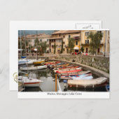 Marina, Menaggio, Como 2-meer Briefkaart (Voorkant / Achterkant)