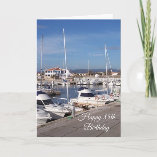 Marina Specialized 85th Birthday Kaart (Voorkant)