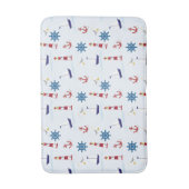 Marina ThMED Sailboat Pattern Bath Mat (Voorkant Verticaal)