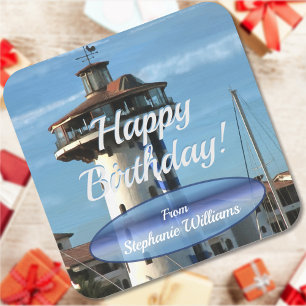 Marina Vallarta Birthday 0948 Vierkante Sticker