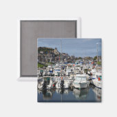 Marina van Le Tréport in Frankrijk Magneet (Voorkant / Achterkant)