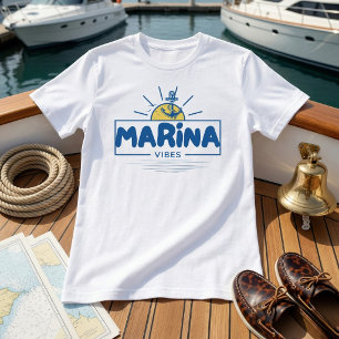 Marina Vibes Nautilus Anker T-shirt