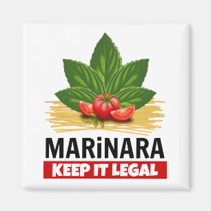 Marinara houdt het de Wettelijke Spaghetti van de Magneet