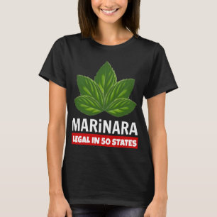 Marinara Legal in 50 staten Basil Leaves T-shirt