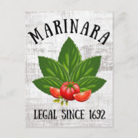 Marinara Legal sinds 1692 Basil laat tomaten ligge