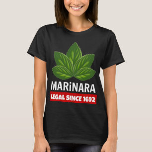 Marinara Legal sinds 1692 Basil Leaves T-shirt