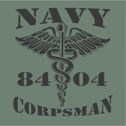 Marine 8404 OD Sticker (Voorkant)