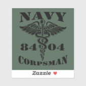 Marine 8404 OD Sticker (Vel)