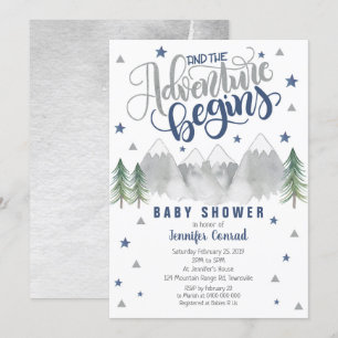 Marine Adventure Baby shower Invitation Garçon béb