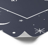 Marine Arc céleste Soleil 1er anniversaire Affiche (Coin)