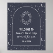 Marine Arc céleste Soleil 1er anniversaire Affiche (Devant)