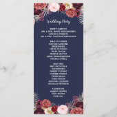 Marine Automne Marsala Blush Peony Programmes de m (Dos)