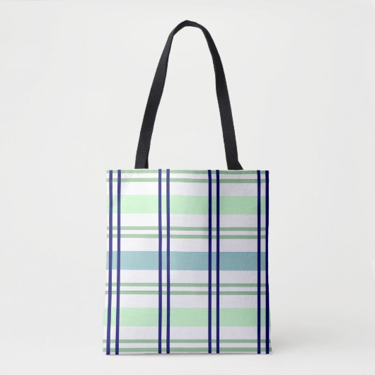Marine Avec Sac fourre-tout Plaid Bleu Léger Et Ve (Devant)