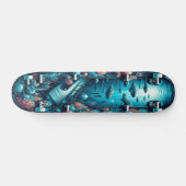 "Marine Bio-Oasis Deck" Skateboard (Horizontaal)