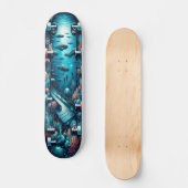 "Marine Bio-Oasis Deck" Skateboard (Voorkant)