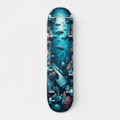 "Marine Bio-Oasis Deck" Skateboard (Voorkant)
