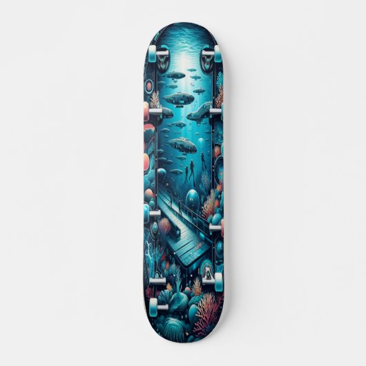 "Marine Bio-Oasis Deck" Skateboard (Voorkant)