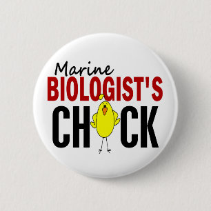 MARINE BIOLOGIST'S CHICK RONDE BUTTON 5,7 CM