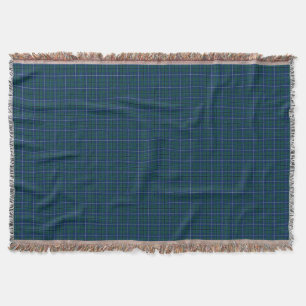 Marine Blauw Douglas Familie Modern Tartan Deken