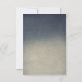  marine blauw en goud RSVP Kaartje (Achterkant)