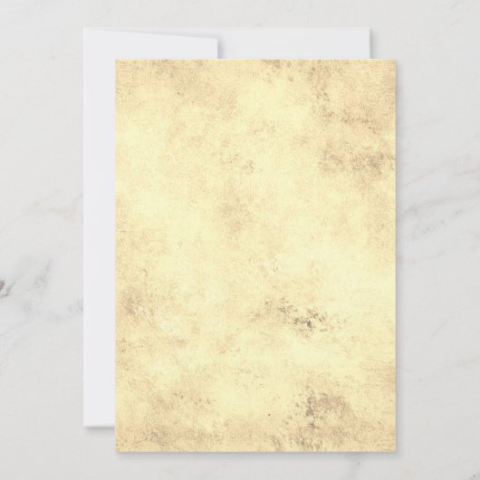 Marine Blauw en Goud Stromende Alcohol Inkt Trouwe Kaart (Achterkant)